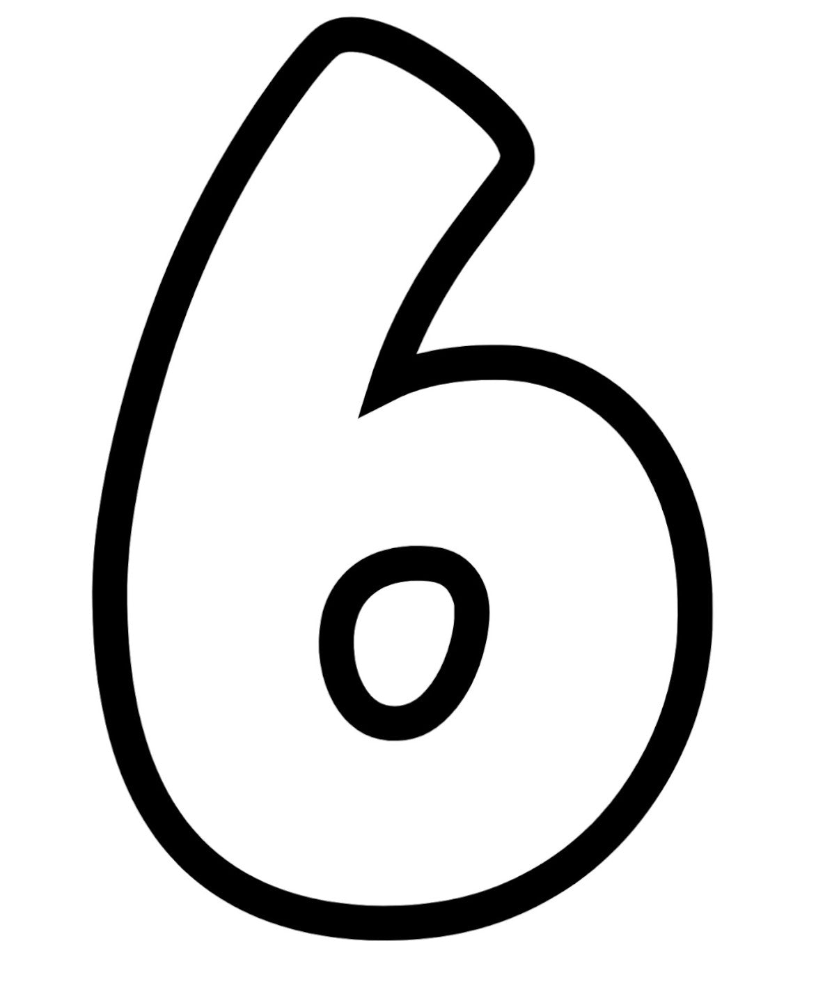 Number 6, Pre cut glass shape for glass fusing and crafting