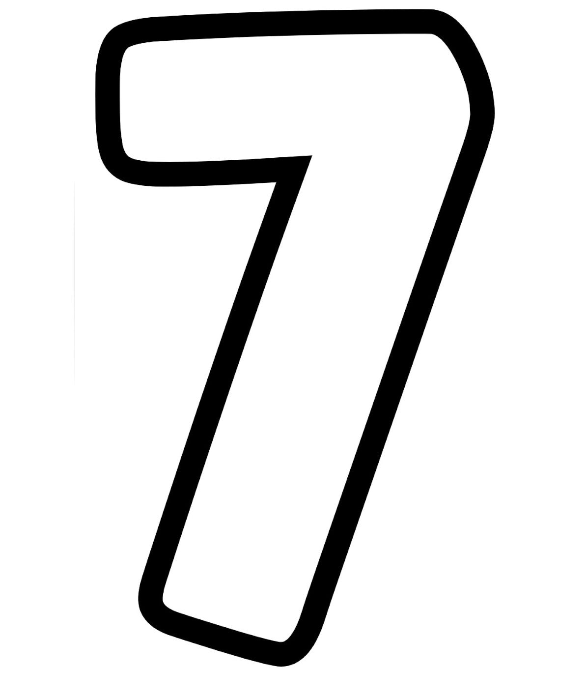 Number 7, Pre cut glass shape for glass fusing and crafting