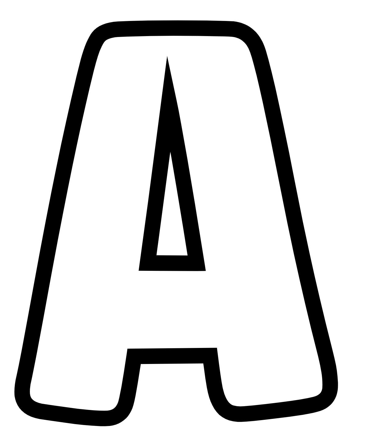 Letter A, Pre cut glass shape for glass fusing and crafting