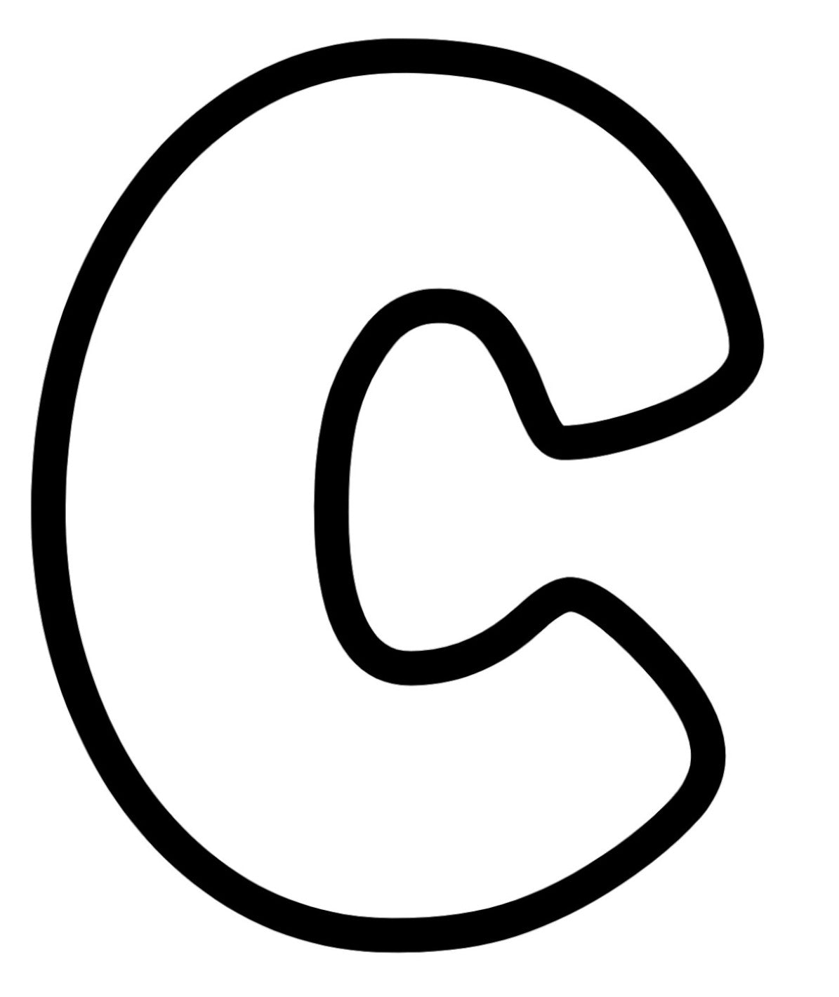 Letter C, Pre cut glass shape for glass fusing and crafting