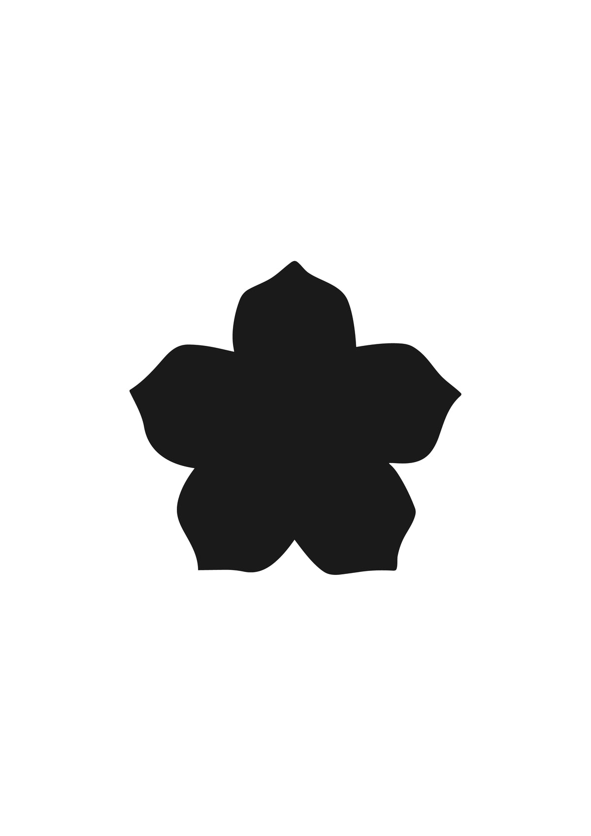 Flower 3, Pre cut glass shape for glass fusing and crafting