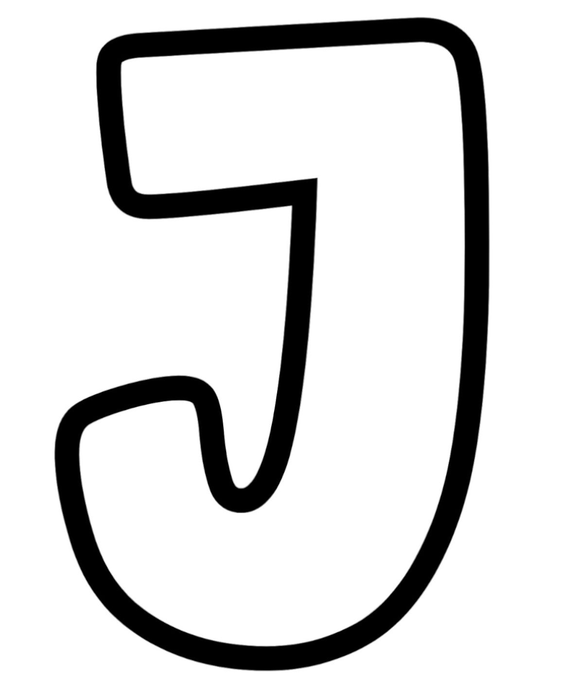 Letter J, Pre cut glass shape for glass fusing and crafting