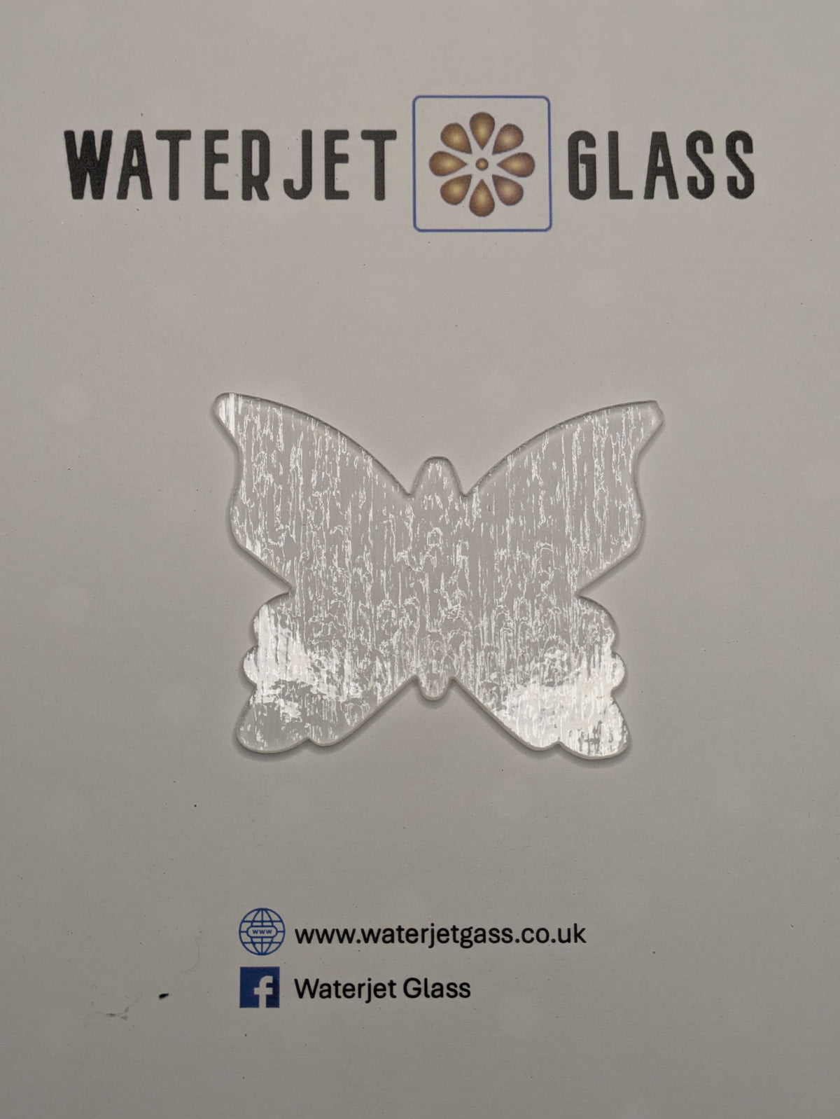 Butterfly 2, Pre cut glass shape for glass fusing and crafting