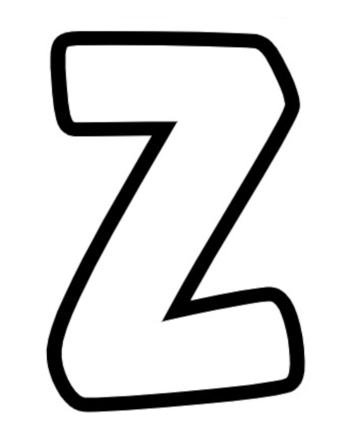 Letter Z, Pre cut glass shape for glass fusing and crafting