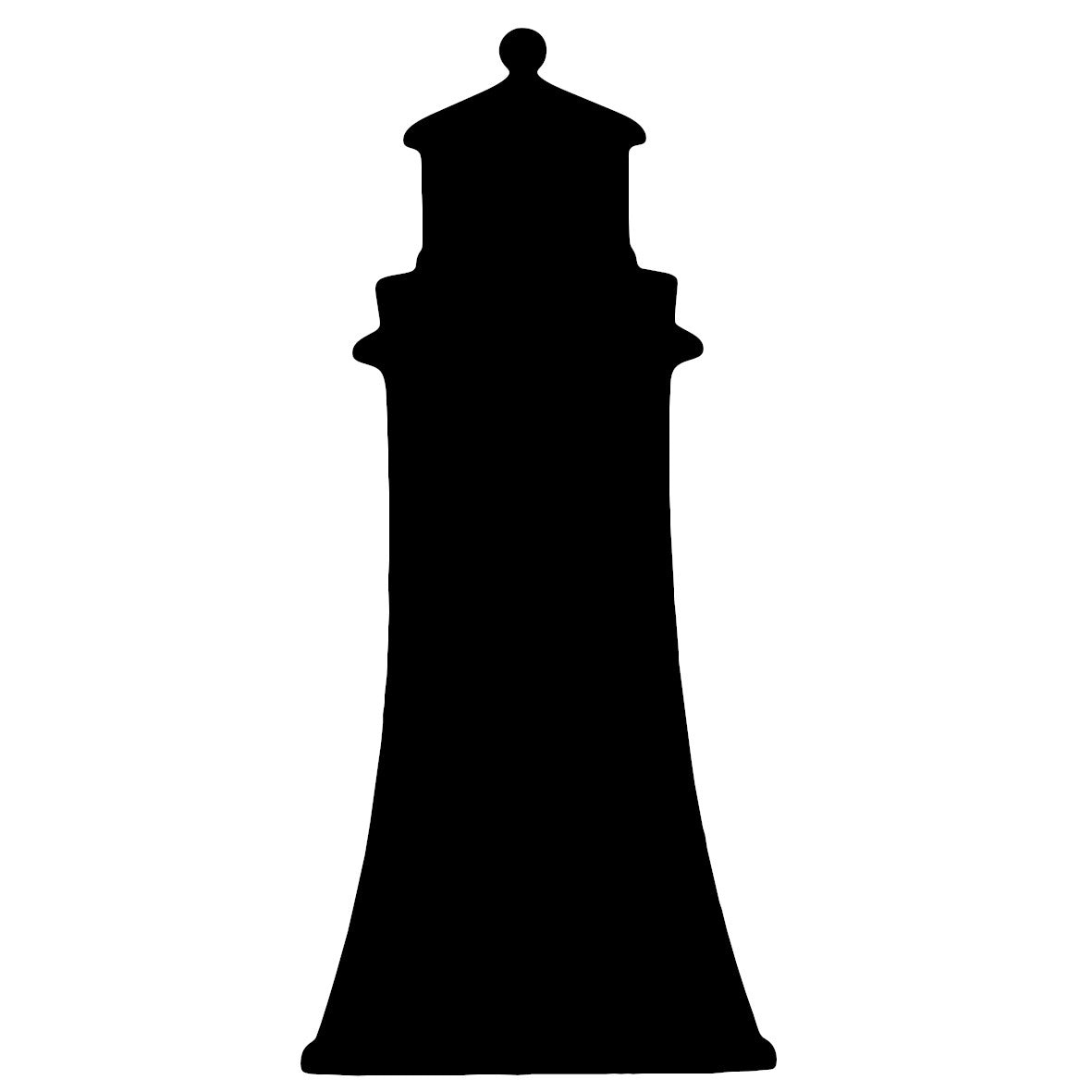 Lighthouse 2, Pre cut glass shape for glass fusing