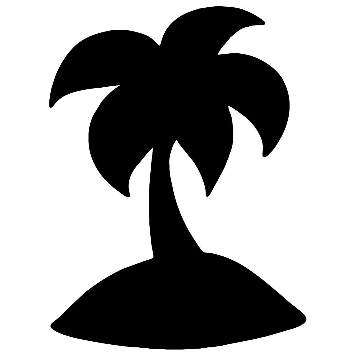 Palm Tree, Pre cut glass shape for glass fusing and crafting