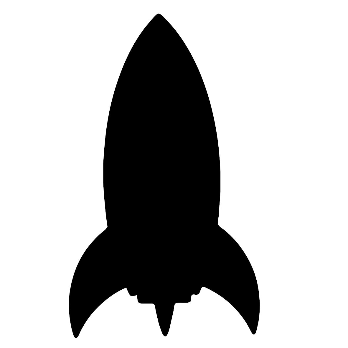 Rocket 1, Pre cut glass shape for glass fusing