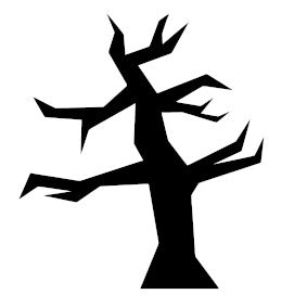Tree 2, Pre cut glass shape for glass fusing and crafting