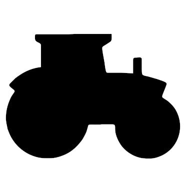 Tractor 1, Pre cut glass shape for glass fusing
