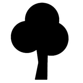 Tree 4, Pre cut glass shape for glass fusing and crafting