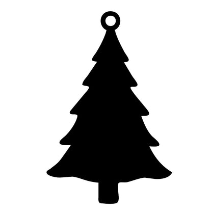 Christmas Tree with bail, Christmas Pre cut glass shape for glass fusing and crafting