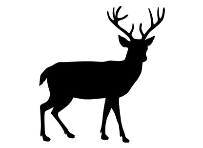 Deer 1, Pre cut glass shape for glass fusing and crafting