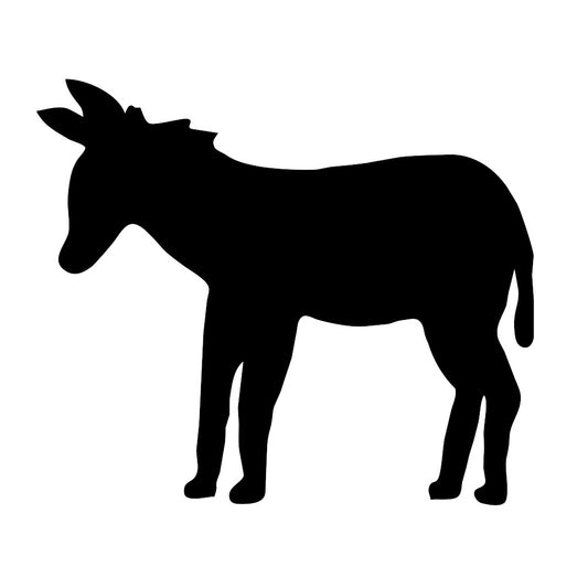 Donkey, Christmas Pre cut glass shape for glass fusing and crafting