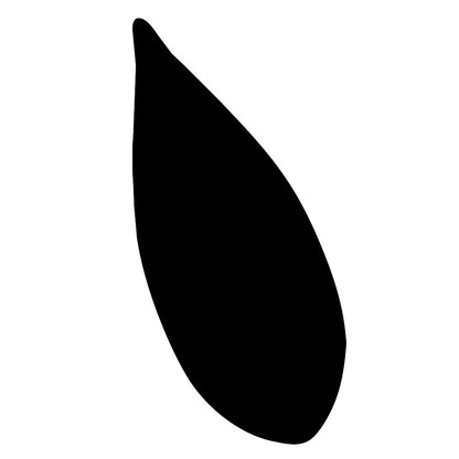 Leaf 4 pre cut glass shape for glass fusing COE 90, COE96, Float