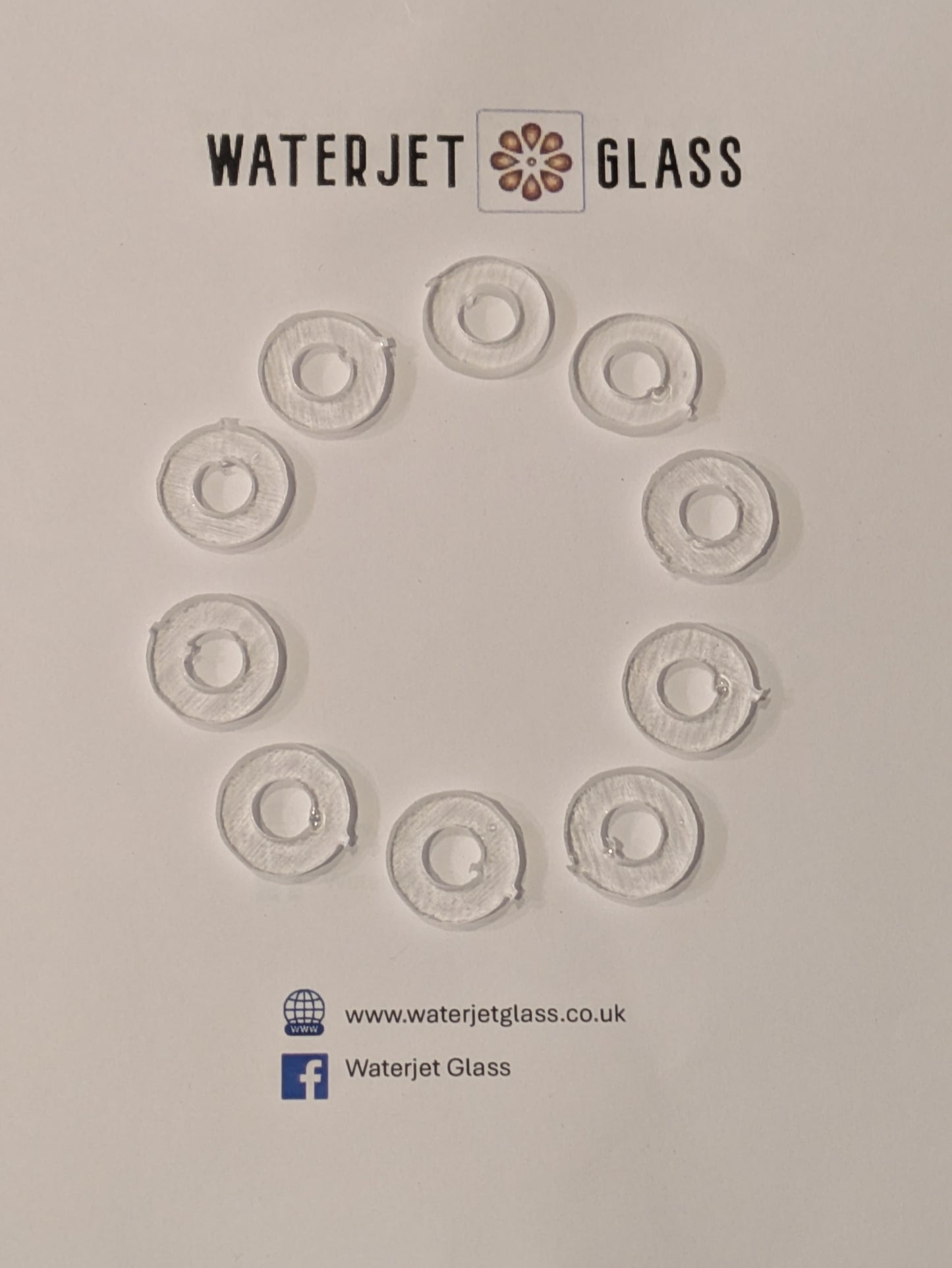 Circular glass fusing bails Pack of 20