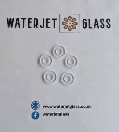 Mini Circular glass fusing bails Pack of 20