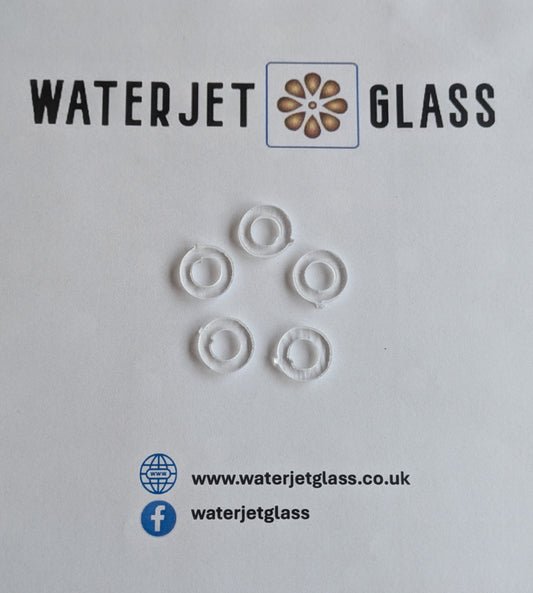 Mini Circular glass fusing bails Pack of 20
