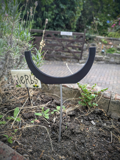 Round Fused Glass Holder with Stem