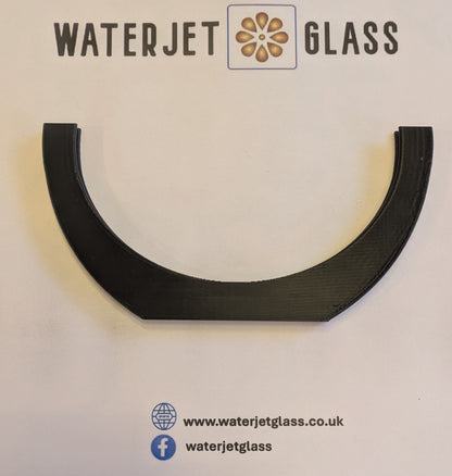Round Fused Glass Holder with Stem