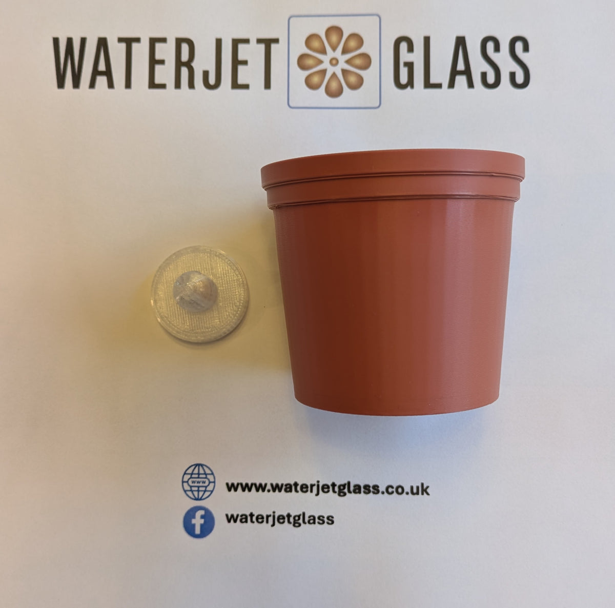 Stem Pots, Glass display system for Fused and Stained Glass