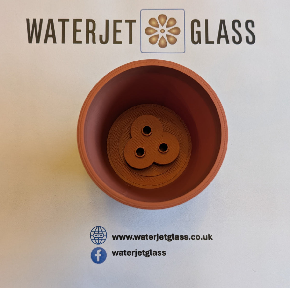 Stem Pots, Glass display system for Fused and Stained Glass
