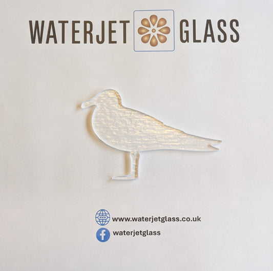 Seagull 5 pre cut glass shape for glass fusing COE 90, COE96