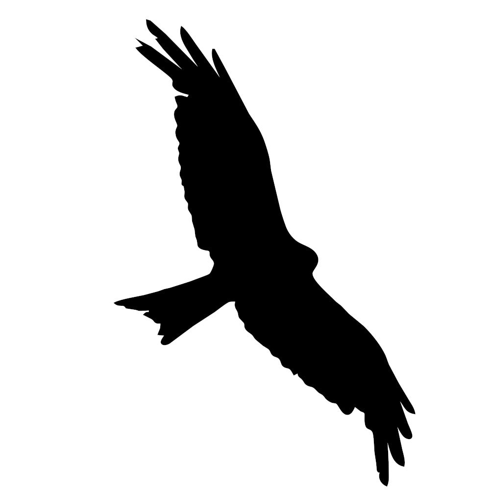 Red Kite pre cut glass shape for glass fusing COE 90, COE96