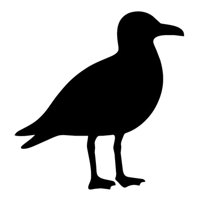 Seagull 3 pre cut glass shape for glass fusing COE 90, COE96