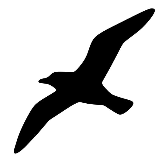 Seagull 4 pre cut glass shape for glass fusing COE 90, COE96