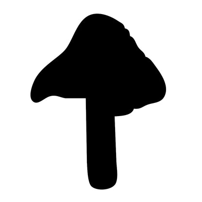 Toadstool 4, Pre cut fused glass shape