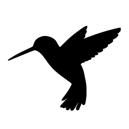 Hummingbird 2 pre cut glass shape for glass fusing COE 90, COE96