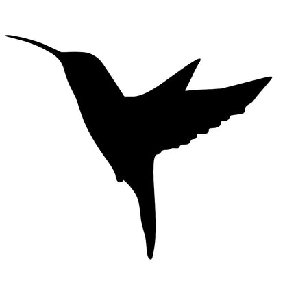Hummingbird 3 pre cut glass shape for glass fusing COE 90, COE96
